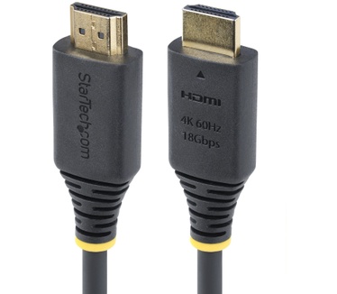 Startech.com 2,4m Premium Gecertificeerde High Speed HDMI Kabel, 4K 60Hz/1440p 144Hz, HDR10/HDCP 2.2/ARC, 18Gbps, UHD HDMI 2.0 Kabel voor TV/Monitor/Display, TPE Mantel