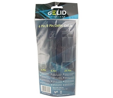 Gelid Solutions 8-Pin Extension Cable - UV White 30CM