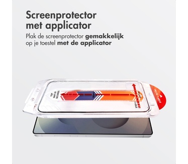 Accezz glas screenprotector met anti-dust applicator