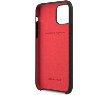 Ferrari SF Silicone Case - Apple iPhone 11 Pro (5.8") - Zwart  Zwart