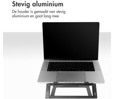 Accezz Verstelbaar en opvouwbare laptop standaard (hoog)