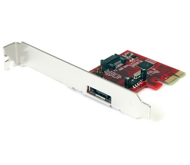 Startech.com 1x eSATA + 1x SATA 6 Gbit/s PCI Express SATA Controllerkaart Adapter