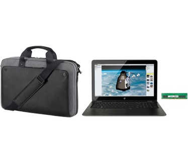 HP ZBook 15u G3 T7W12ET + extra geheugen + tas (T7B77AA+P6N20AA)