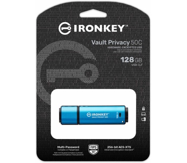 Kingston IronKey IronKey VP50 128GB Blauw