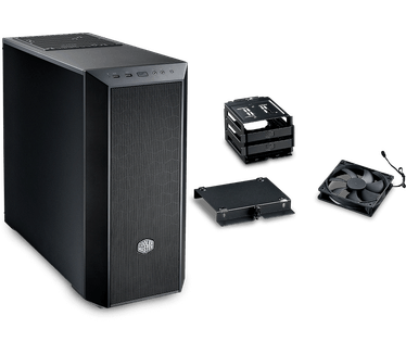 Cooler Master MasterBox 5 Zwart (1x 2,5", 2x 2,5"/3,5", 4 fan-ports, 1 fan)