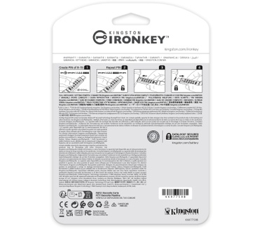 Kingston IronKey Keypad 200C 512GB Blauw