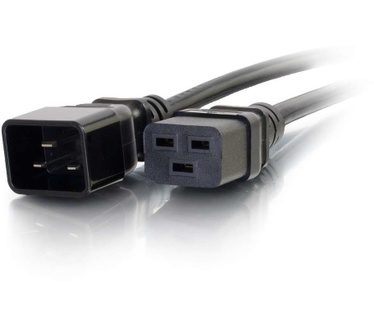 CablesToGo Cbl/3m IEC 60320 C19-C20 Pwr Ext. Cord