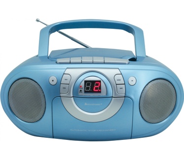 Soundmaster SCD5100BL CD-Boombox met FM radio en cassettespeler