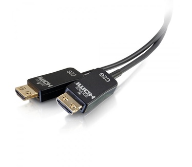 CablesToGo 30,5m hogesnelheid HDMI[R] actieve optische kabel (AOC) 4k 60Hz - Plenum-gecertificeerd