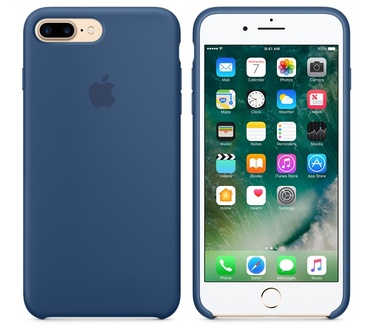 Apple iPhone 7 plus Siliconenhoesje  Blauw