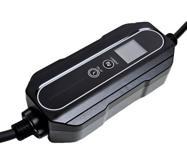 EV4U Mobiele Lader 3,7 kW Type 2 (6/8/10/13/16A) – Elektrische auto opladen stopcontact 230v – IP67 waterdicht – Uitgestelde start / timer functie