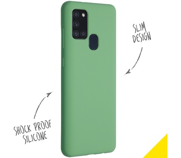 Accezz Liquid Siliconen (Galaxy A21s) Groen