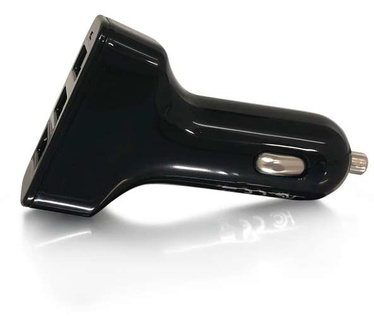 CablesToGo Slimme 3-poort USB autolader, 4,8A Uitvoer