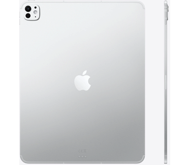 Apple iPad Pro (2025) 13", glas met nanotextuur, Wi-Fi + Cellular, 1TB opslag Zilver