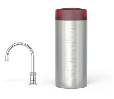 Quooker Classic Nordic Round Roestvrij staal incl. COMBI reservoir