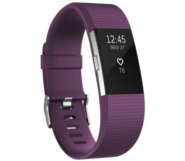 Fitbit Charge 2 - Plum/Silver (L)