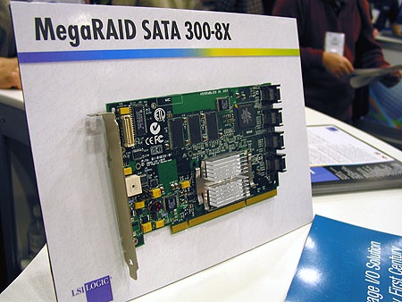 Specificaties van LSI MegaRAID SATA 300-8X (8x SATA300, XOR, 128MB, PCI ...