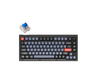 Keychron V1 QMK HS Knob FBlack Blue US