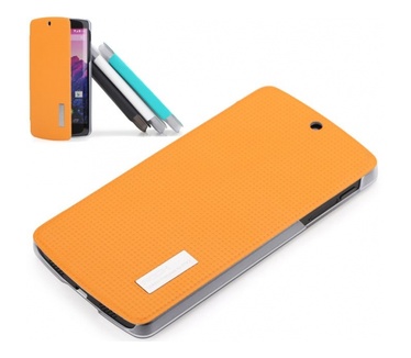 Rock Leather case LG Nexus 5 (ELEGANT Serie orange)