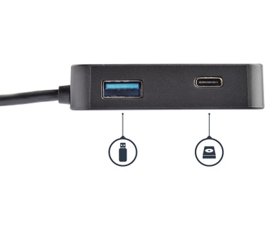 Startech.com USB-C Multiport Adapter for Laptops - 4K HDMI - GbE - USB-C - USB-A