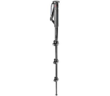 Manfrotto XPRO Monopod+ (4 secties) Carbon-versie