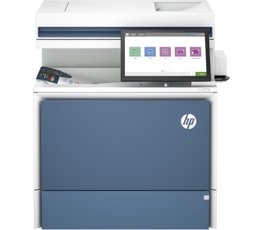 HP HP Color LaserJet Enterprise Flow MFP 5800zf-printer, Printen, kopiëren, scannen, faxen, Automatische documentinvoer; optionele high-capacity laden; Touchscreen; TerraJet-cartridge