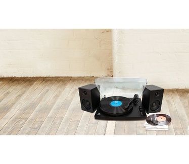 GPO Retro PICCADILLYBLA Platenspeler met pitch control en bluetooth