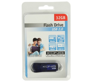 König USB2.0 16GB Blauw