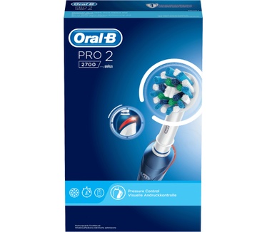 Oral-B Pro 2 2700 CrossAction Blue Elektrische Tandenborstel
