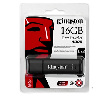 Kingston DataTraveler 4000 16GB Zwart