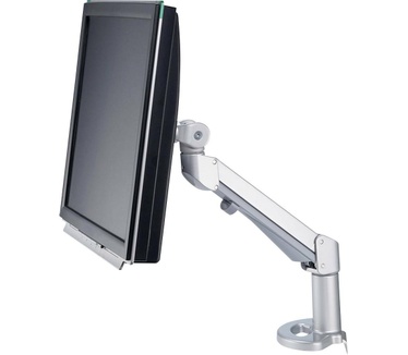Roline LCD Monitor Stand Pneumatic, Desk Clamp, Pivot 1 Joint Monitorarm