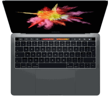 Apple MacBook Pro 2017 15,4", i7 2,8GHz, 512GB ssd Spacegrijs (Qwerty)