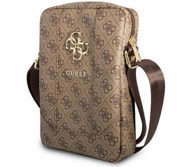 Guess 4G Metal Logo Universele Tablet Tas (8 Inch) - Bruin Bruin