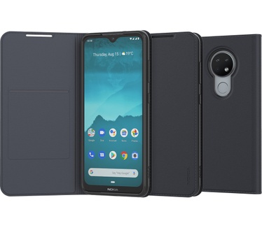 Nokia 6.2 & 7.2 Slim Flip Case  Zwart