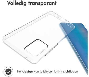 Accezz Clear Backcover Samsung Galaxy A52(s) (5G/4G) - Transparant (Galaxy A52 (4G), Galaxy A52s, Galaxy A52 (5G)) Transparant