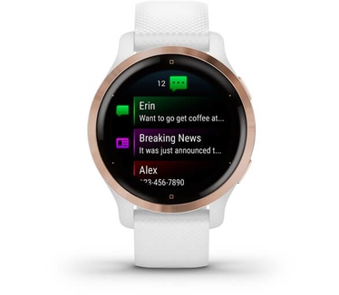 Garmin Venu 2S Rosé Goud (Wit)
