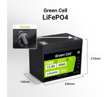 Green Cell LFPGC12V50AH