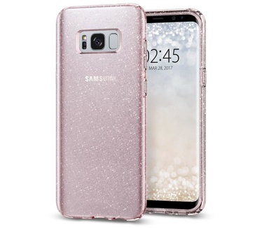 Spigen Samsung Galaxy S8 Plus Hoesje Liquid Crystal Glitter  Roze