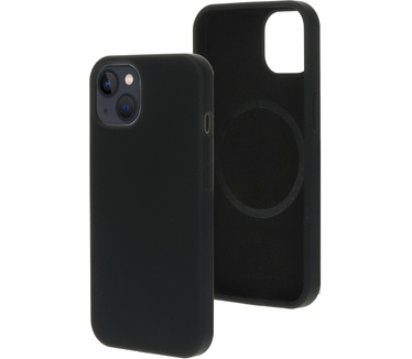 Mobiparts Silicone Cover Apple iPhone 13 Black (Magsafe Compatible)