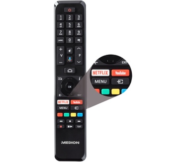 Medion LIFE X15011 Android Smart-TV |125,7 cm (50'') | Ultra HD Smart-TV | HDR | Micro Dimming | PVR ready | Netflix | Amazon Prime Video | Bluetooth | HD Triple Tuner | CI+