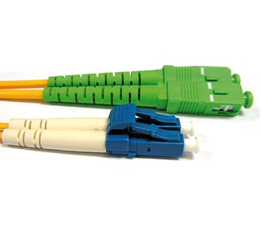 Advanced Cable Technology 0.5 meter LSZH Singlemode 9/125 OS2 glasvezel patchkabel duplex met SC/APC en LC/PC connectoren