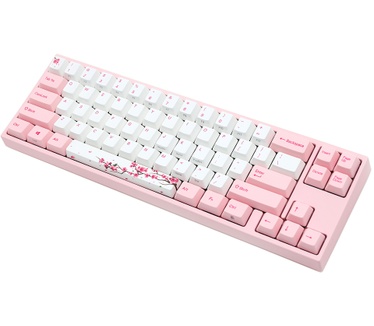 Ducky MIYA Pro Sakura Pink Led DyeSub MX Blue US