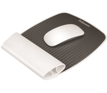 Fellowes I-Spire Series flexibele muismat/polssteun (wit)