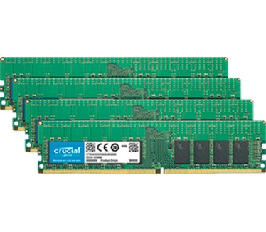 Crucial 64GB (4 x 16GB) DDR4-2666 RDIMM