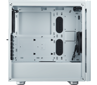 Corsair Carbide Series 275R Tempered Glass White