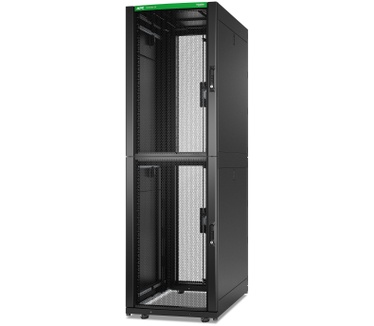 APC NetShelter SX, Server Rack Enclosure, Colocation, 2 x 20U, 600W x 1070D mm, with Sides, Black