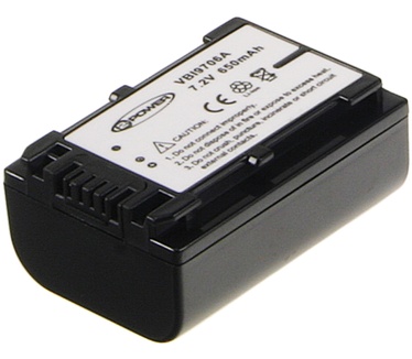 2-Power Camcorder Battery 6.8v 980mAh