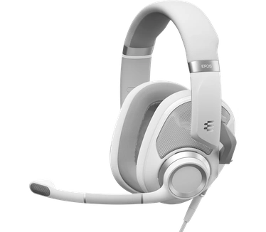EPOS H6PRO Open Acoustic Gaming Headset (Wit, Zilver)