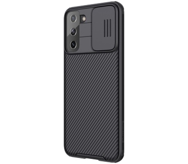 Nillkin CamShield Pro Hard Case - Samsung Galaxy S21 Plus - Zwart Zwart
