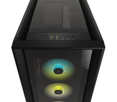 Corsair iCUE iCUE 5000X RGB Tempered Glass Mid-Tower Smart Case Zwart